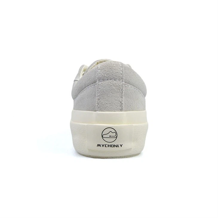 White Suede Vulcanized Shoe Manufacturer