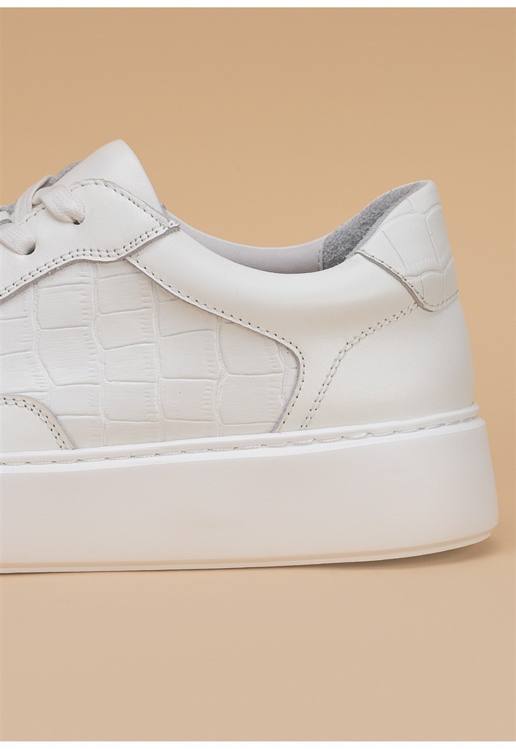 White And Black Leather Shoes