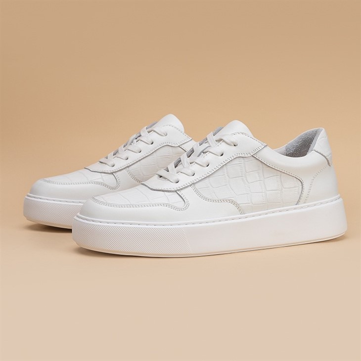 White And Black Leather Shoes