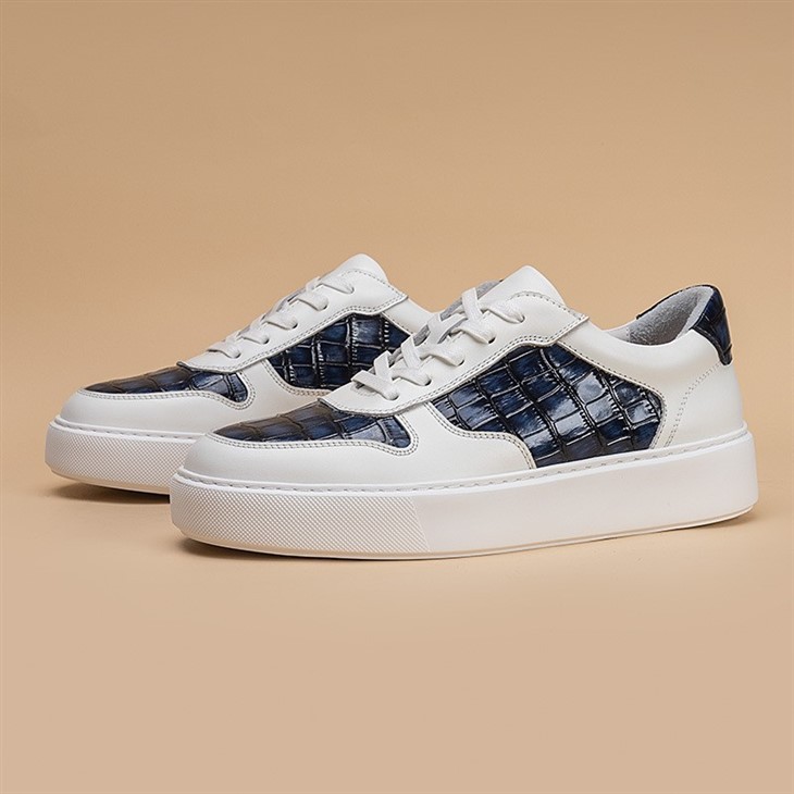 White And Black Leather Shoes