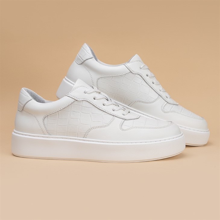 White And Black Leather Shoes